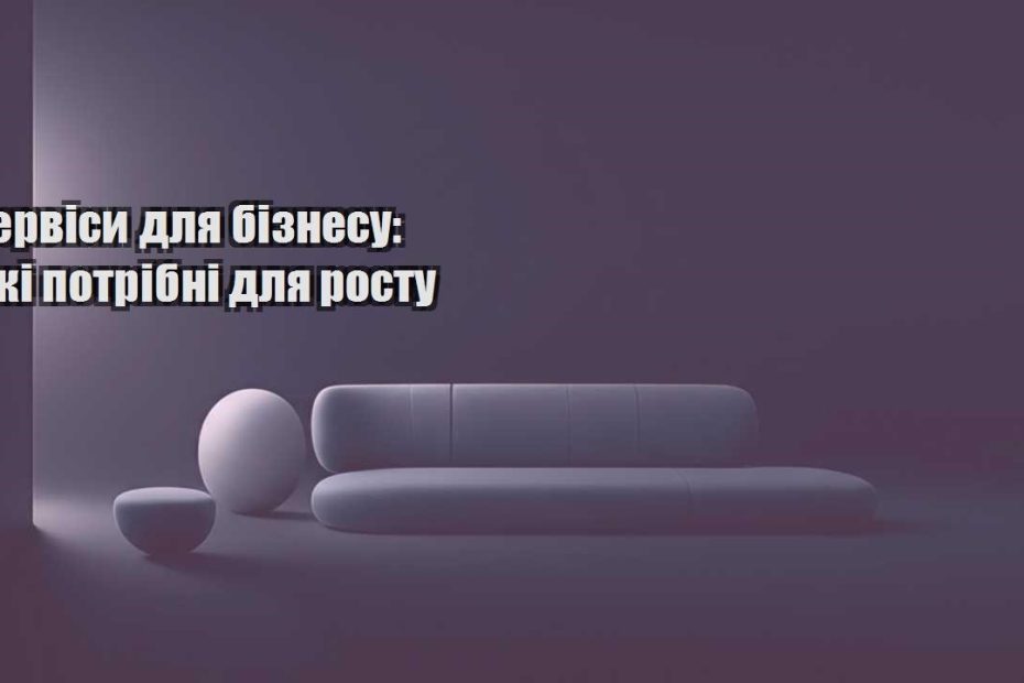 servisy dlya biznesu yaki potribni dlya rostu