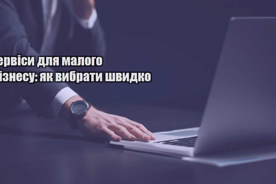 servisy dlya malogo biznesu yak vybraty shvydko