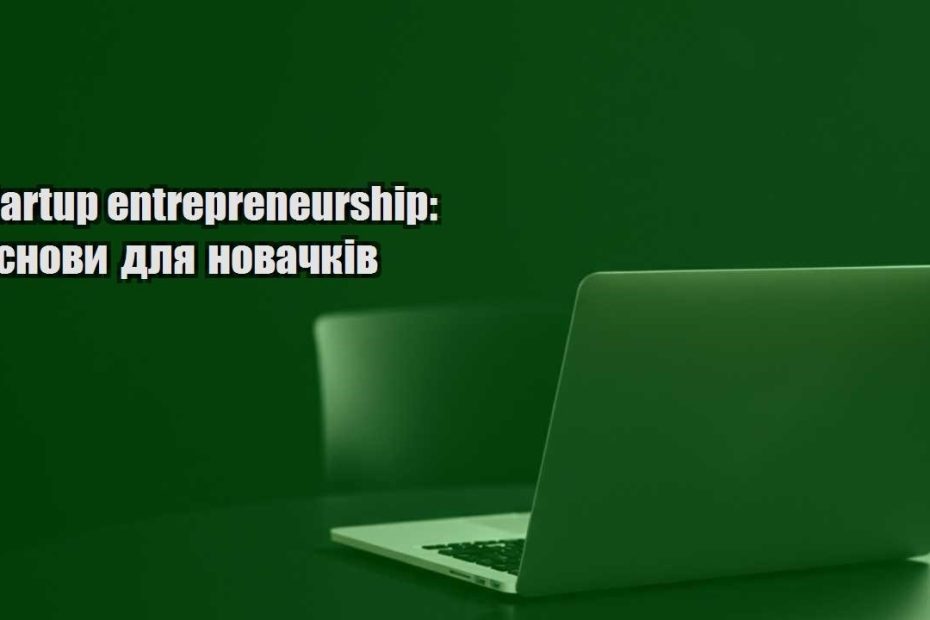 startup entrepreneurship osnovy dlya novachkiv