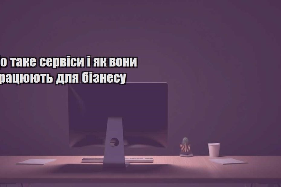 shho take servisy i yak vony praczyuyut dlya biznesu