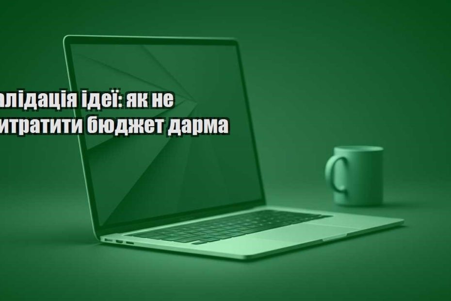 validacziya ideyi yak ne vytratyty byudzhet darma